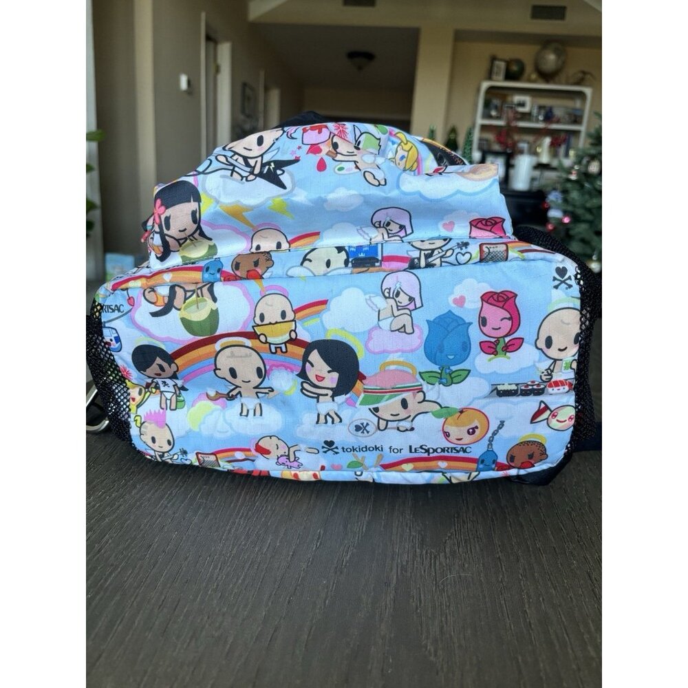 Lesportsac Tokidoki Collaboration Rucksack Backpack W Charm - Picture 13 of 16
